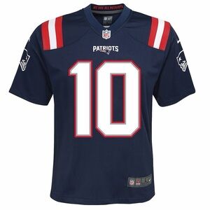 Nike Mac Jones New England Patriots Game Jersey NFL Football Kids Size 18/20 XL